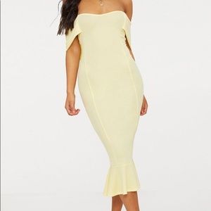 PrettyLittleThing Off the Shoulder Dress